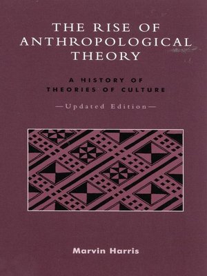 cover image of The Rise of Anthropological Theory